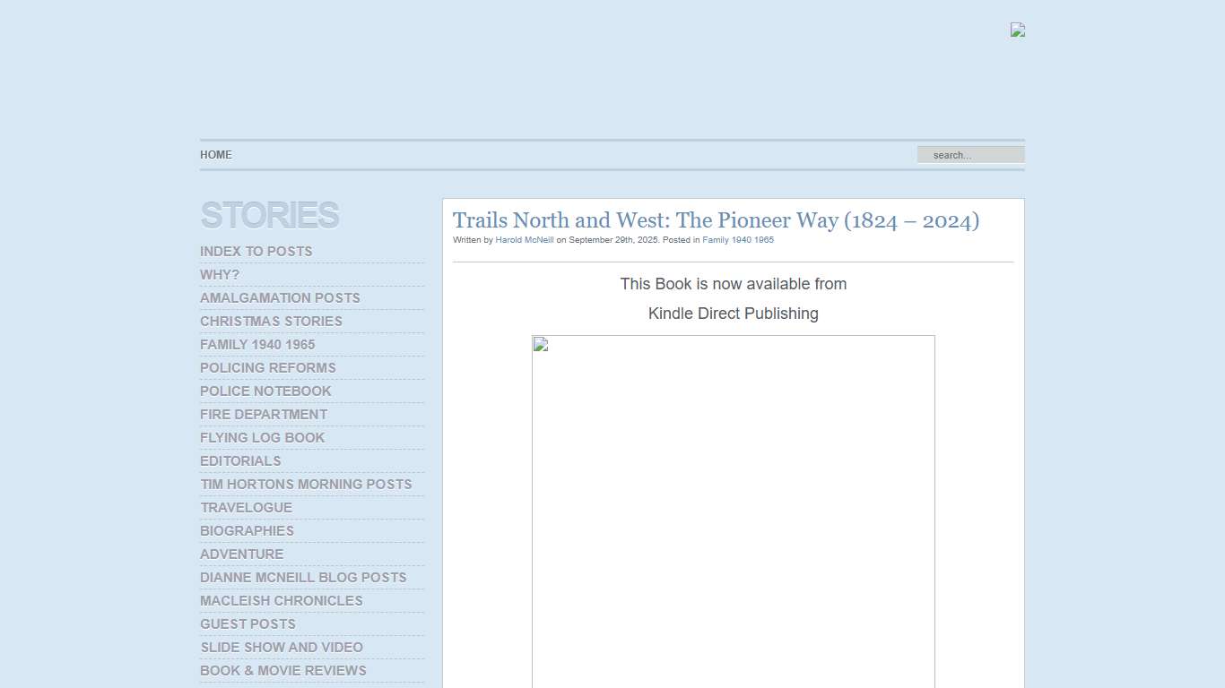 McNeill Life Stories McNeill Life Stories - Welcome to the McNeill Life Stories Blog.